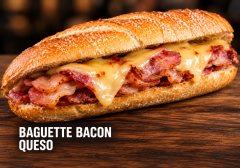 BAGUETTE BACON QUESO