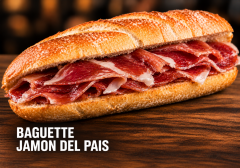BAGUETTE JAMON DEL PAIS
