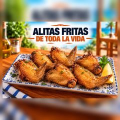 ALITAS DE POLLO FRITAS DE TODA LA VIDA