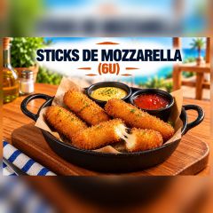 STICKS DE MOZZARELLA (CON SALSA AMARILLA Y SWEET CHILI)