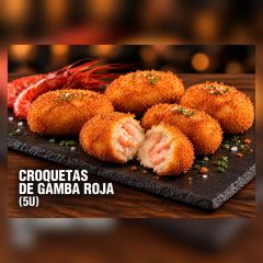 CROQUETAS DE GAMBA ROJA (5U)