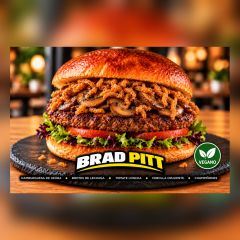HAMBURGUESA BRAD PITT (VEGANO)