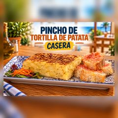 PINCHO DE TORTILLA DE PATATA