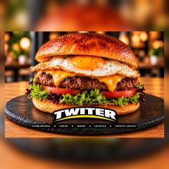 HAMBURGUESA TWITER