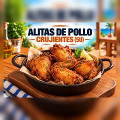 ALITAS DE POLLO CRUJIENTES