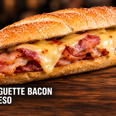 BAGUETTE BACON QUESO – imagen 1