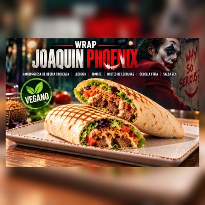 WRAP JOAQUIN PHOENIX (VEGANO) – imagen 1