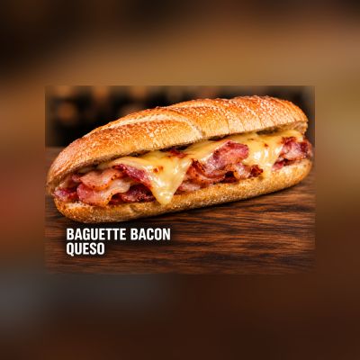 BAGUETTE BACON QUESO – imagen 1