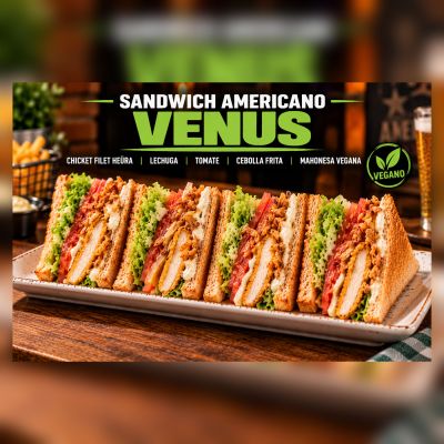 SANDWICH VENUS (VEGANO) – imagen 1