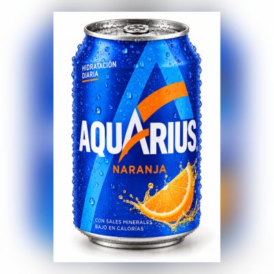 REFRESCO AQUARIUS LIMON LATA – imagen 1